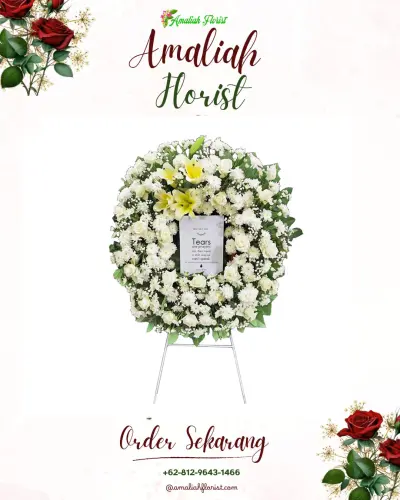 Krans Bunga Duka Cita di Anggrung
