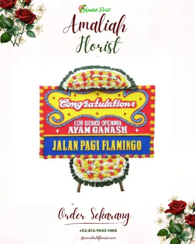 Bunga Papan Congratulation di Anggrung